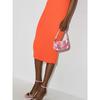 By Far Mini Rachel Sheepskin Shoulder Bag, Chain Baguette Bag, Handbag Mini Women's Pink 21PFMIRACYCRSMA