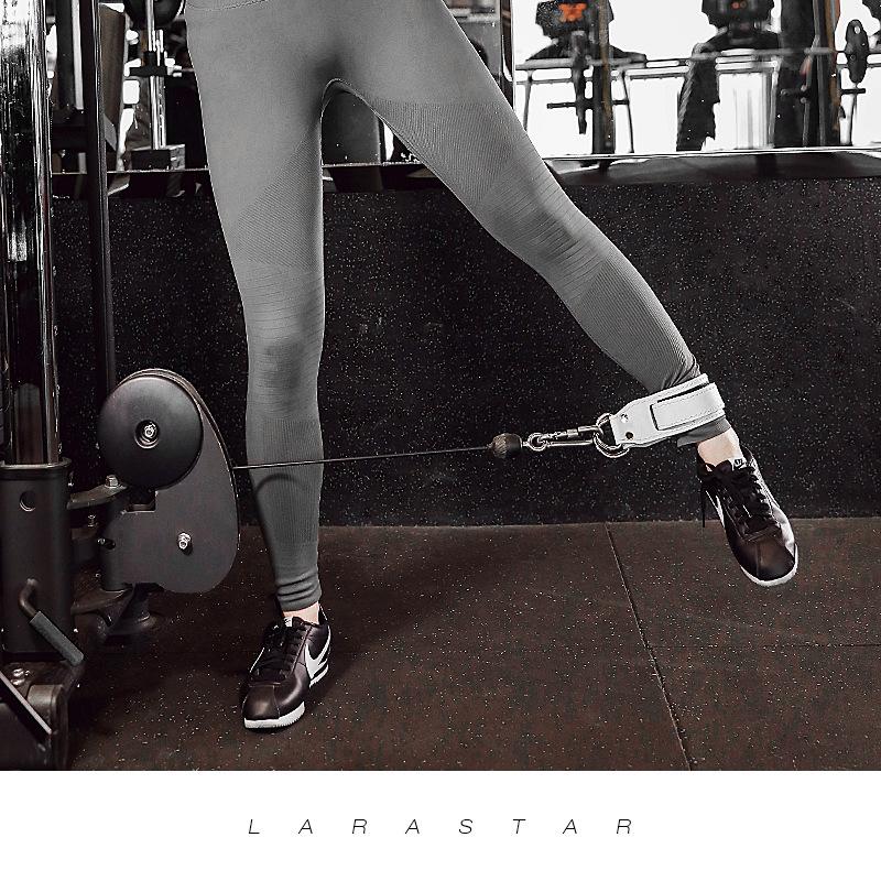 Leather Ankle Strap Cuffs Adjustable for Cable Machine Attachment Home Gym Foot Resistance Training Legs Strength Body Building
