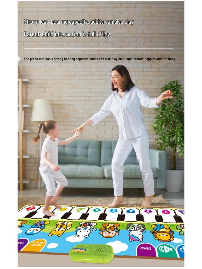 Aozheng Electronic Foot Pedal Piano: Children's Educational Music Blanket with Multiple Instrument Modes