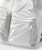 Musinsa Standard Woman Shiny Flap Mini Backpack [Silver]