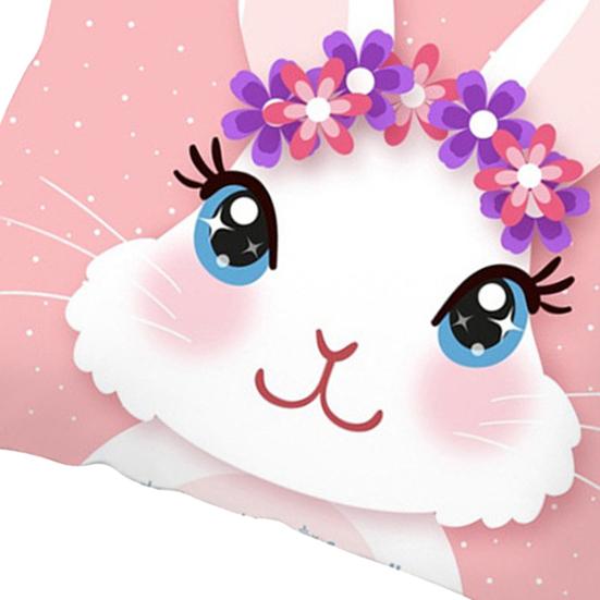 Användbart kuddfodral Andas osynlig dragkedja Lättviktssoffa Soffa Bunny tryckt örngott