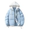 Unisex Trendy Two-Piece Style Winter Cotton Jacket - Loose Fit, Warm, Hooded, Ideal for Couples.