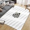 Santos FC Flannel Pattern Square Carpet,Area Rug,Carpet Rug for Living Room Bedroom Sofa Playroom Decor,Non-slip Floor Mat