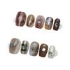 High-End Handmade Ombre Nail Pieces for Autumn/Winter