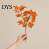 Fake Fall Leaves for Floral Arrangements Artificial Maple Leaf Stems, Faux Branches, Autumn Silk Realistic Branch Home Decoration Thanksgiving Harvest