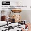 No Drilling Metal Wine Glass Holder - Stemware Rack For Under Cabinet Storage Kitchen Organization Kitchen/Bar Storage Supplies