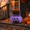 Halloween Pumpkin Candy Bag for Kids Reusable Non-Woven Trick or Treat Bucket Pumpkin