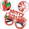 Max Fun 6 10PCS Christmas Glasses Glitter Party Christmas Novelty Eyeglasses for Christmas Decorations Accessories Holiday