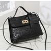 Crocodile Print Handbag Shoulder Bag PU Material for Carrying Everyday Items Outdoors Fashion Backpack Shoulder Bag for Party