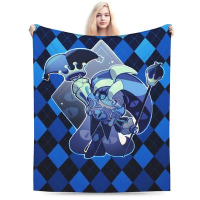 Schatten Milch Keks Decken Flanell Textil Dekor Cookie Run Königreich Multifunktionale Leichte Überwurfdecke für Zuhause Steppdecke