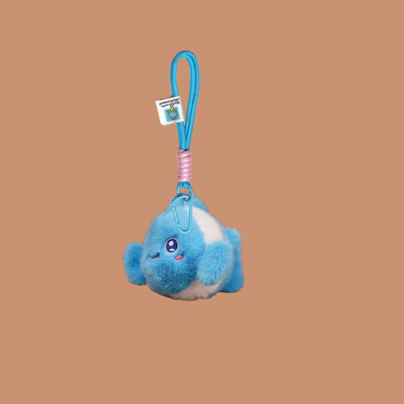 Cute Cute Marine Animal Jellyfish Pendant Plush Toy Doll Crab Lobster Keychain Bag Pendant