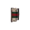 Gucci Ophidia Removable Adjustable Shoulder Strap Canvas Crossbody Phone Bag Mini Men Bags Beige Ebony 746307-96IWT-8745
