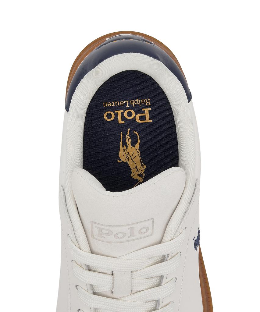 Polo Ralph Lauren Heritage Court Ii Leather Sneakers - White
