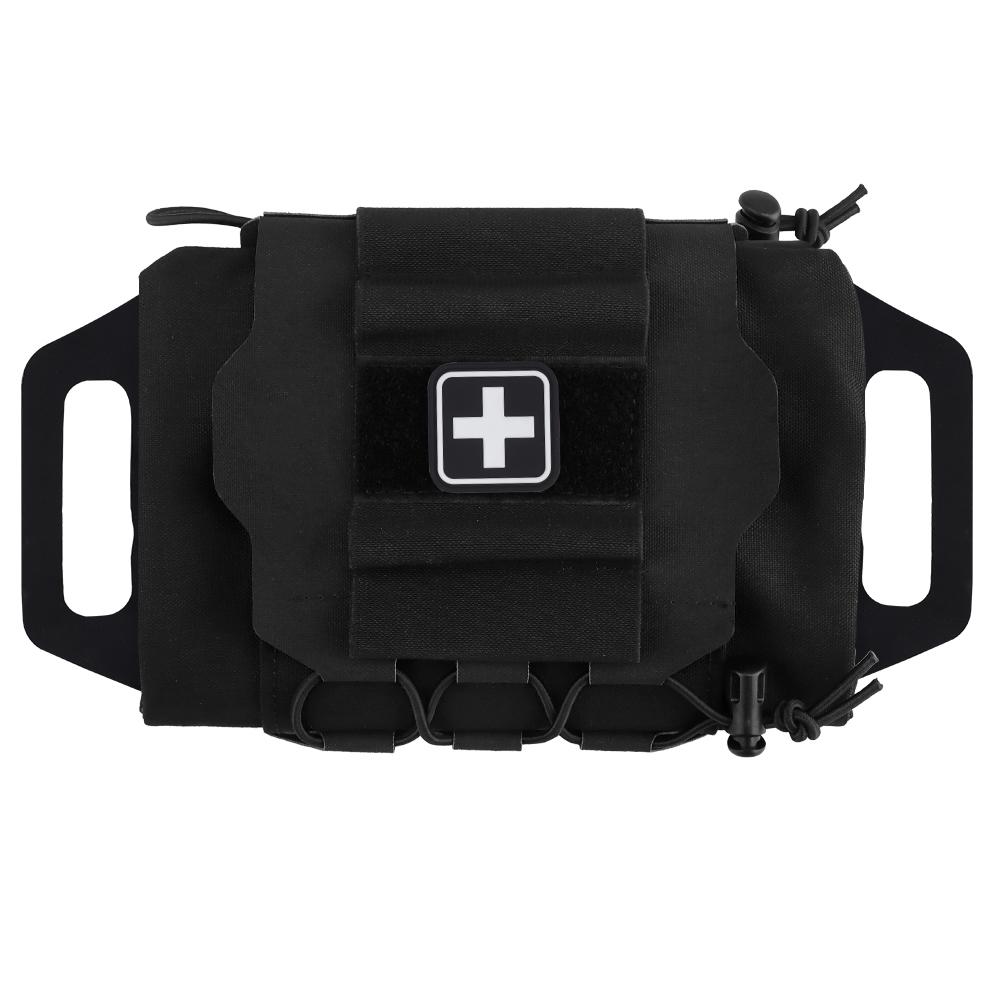 IFAK Pouch Supplies Bag Rapid Deployment First Aid Kit Molle Two-Pieces System Med Roll Carrier Attached to Belt Vest Panels