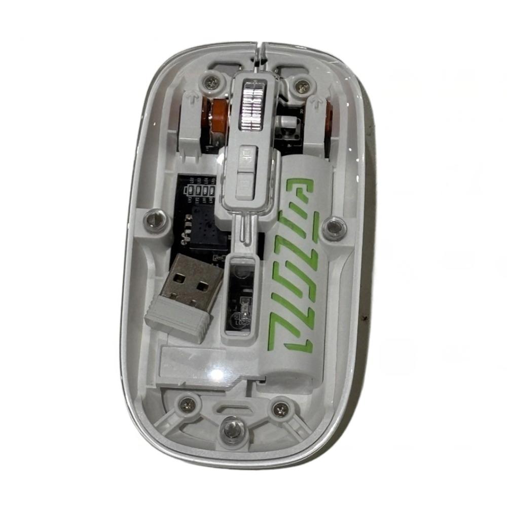 Transparent 2.4G Wireless Mouse Bluetooth Rechargeable Mouse Laptop Wireless Mouse PC