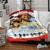 1 buc. Pătura Pippi Șoseta Lungă Moale pentru Toate Sezoanele cu Design Vibrant, Perfectă pentru Casă, Călătorii și Cadouri, Ideală pentru Somnuri și Camping