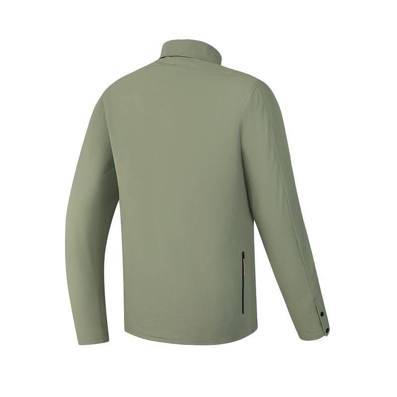 FILA Cycling Versatile Fashion Casual Sports Riding Comfortable Jacket Men Jacket Misty-Green A11M518704FKK