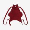Pleatsmama Backpack Burgundy Newbow