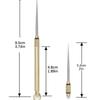 High Quality Metal Pocket Toothpick Multifunctional Portable Toothpick Tube Gold EDC Toothpick Outdoor
