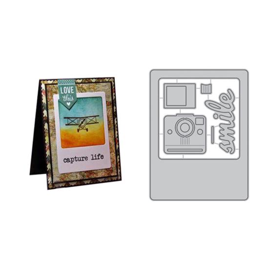 Camera Cutting Dies DIY Scrapbook Emboss Paper Cards Album Craft Punch Stencil