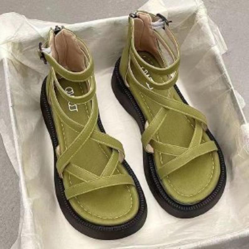 Vintage Fashion High Top Roman Ladies Sandals