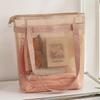Large Capacity Mesh Beach Bag Lightweight Quick Dry Travel Storage Bag Breathable with Zipper Swim Bag