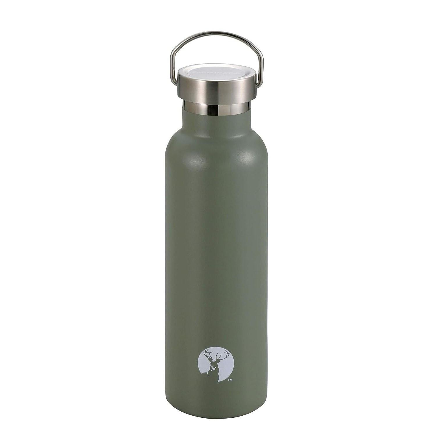 Captain Stag Sports Bottle Water Direct Drink Double Stainless Steel Vacuum Insulated HD 600ml 1000ml