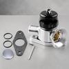 Double Port Turbos Blow Off Valves Metal for Vehicles Turbos Modification, Valves Pack with Trumpet Outlet and Installation Hardwares