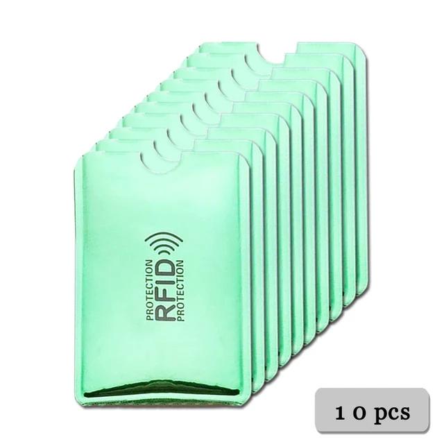 5~20Pcs Anti-Scan Card Sleeve Anti-magnetic Anti-theft Anti RFID/NFC scanning Aluminium Foil Safty Bank Card ID Card Card Holder