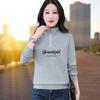 Women's Half-Zip Mock Neck Pullover Sweatshirt