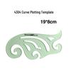 Multi-Function Drawing Template Ruler for Circles, Ellipses, Furniture, Architecture, Geometry, Mathematics, and Interior Design.