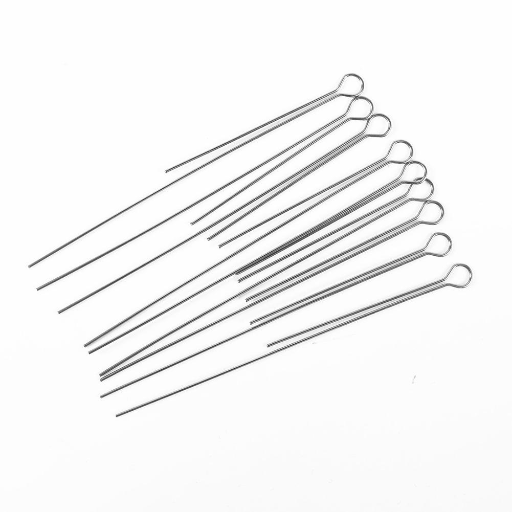 50 X Lure DIY Rotating Sequin Steel Wires Spinner Wire Fishing Bait Shafts New