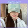 Vintage Style Cotton Baseball Cap With Embroidered Letters For Women Spring Summer Sun Protection