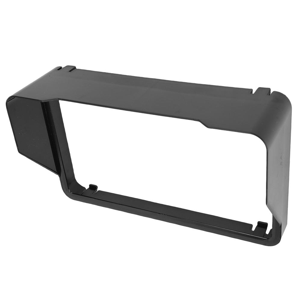 Motorcycle Instrument Cover, Matte Black ABS Plastic Sun   with Light Diffusing Curved   and Clip On Design Replacement for 368G 2024-2026 D