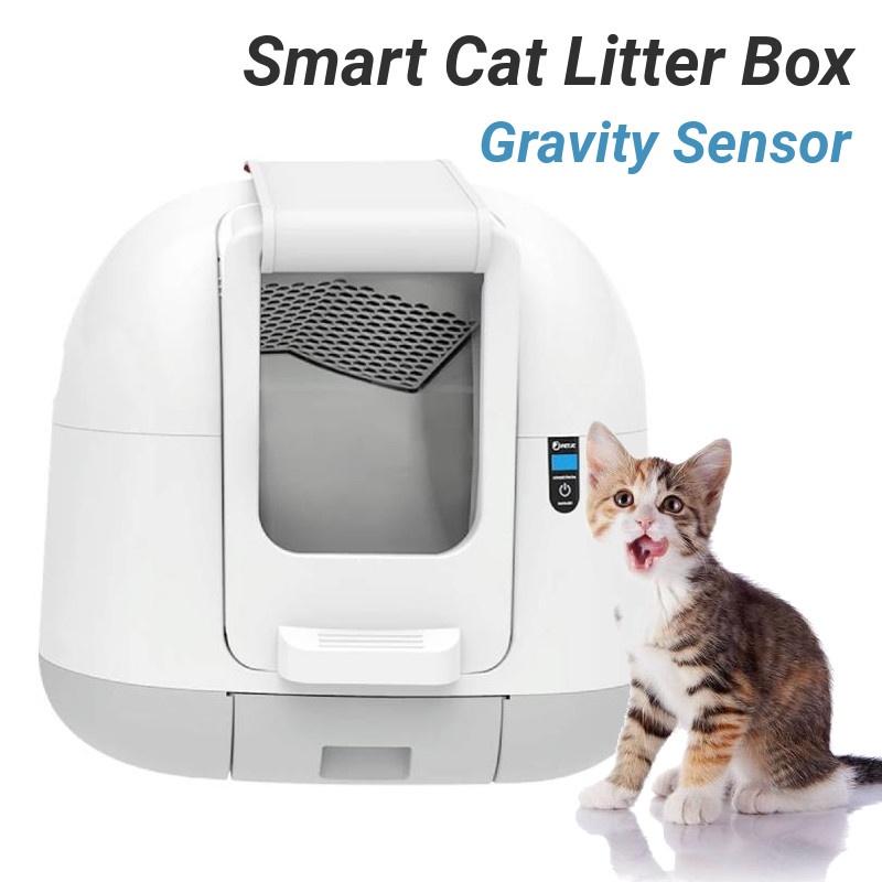 Ultra-Quiet Intelligent Automatic Closed Toilet Induction Cleaning Deodorant Cat Toilet Automatic Cat Litter Box Large New