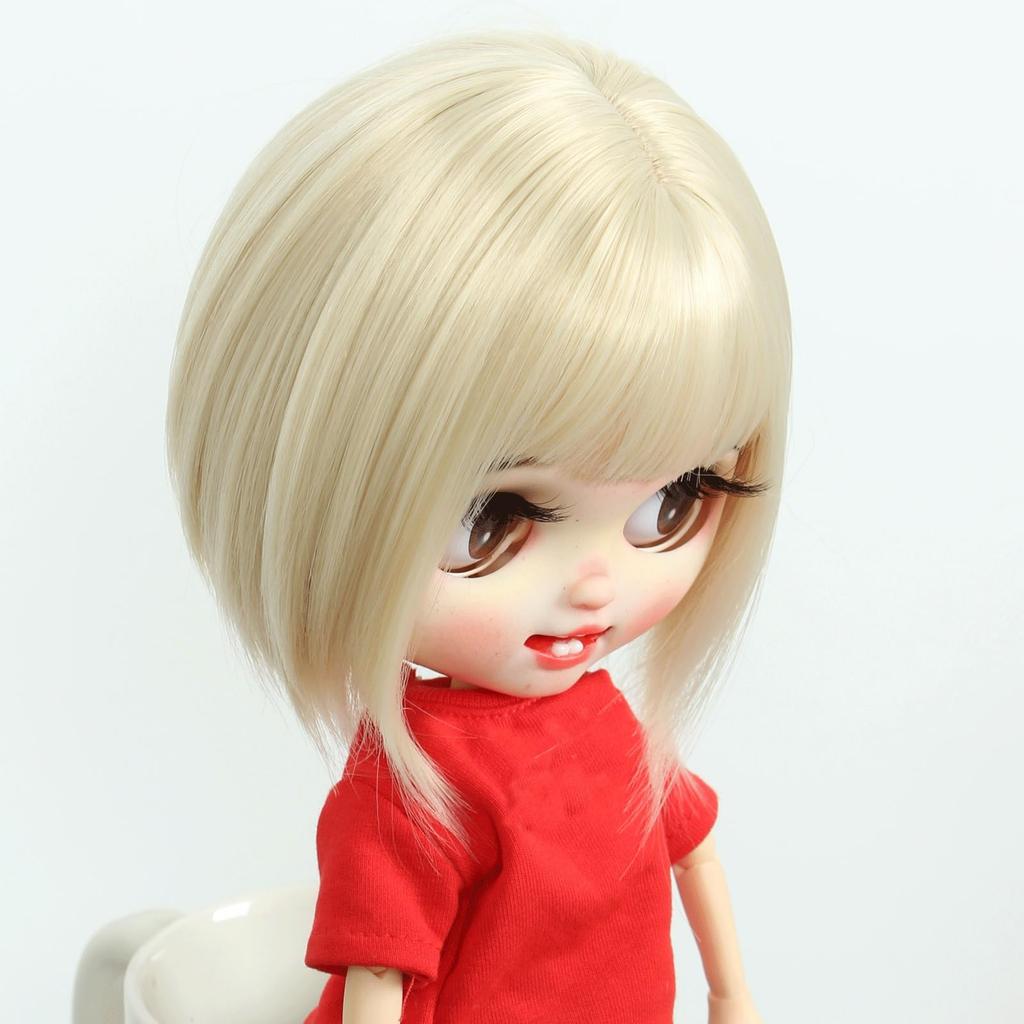 Linfairy Inch Doll Wig 9-10 (Light Blonde)