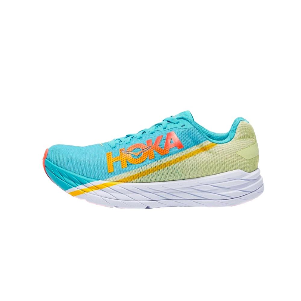 HOKA ONE ONE Rocket X  Blue Yellow Orange  Men s 1113532-SBLGR EU 43⅓