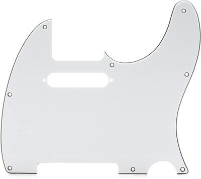 Pickguard MOUNT WHITE 8-HOLE MULTI-PLY TELECASTER® PICKGUARD,