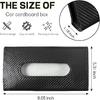 Car Tissue Holder, Leather Tissue Holder For Car Sun Visor, Rectangular Auto Sun Visor Napkin Holder Mask Dispenser, Universal Vehicle Tissue Box Sun