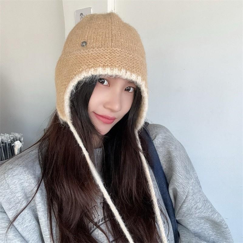 Cap Knit Wool Hat With Breathable Warm Fabric For Cold Seasons