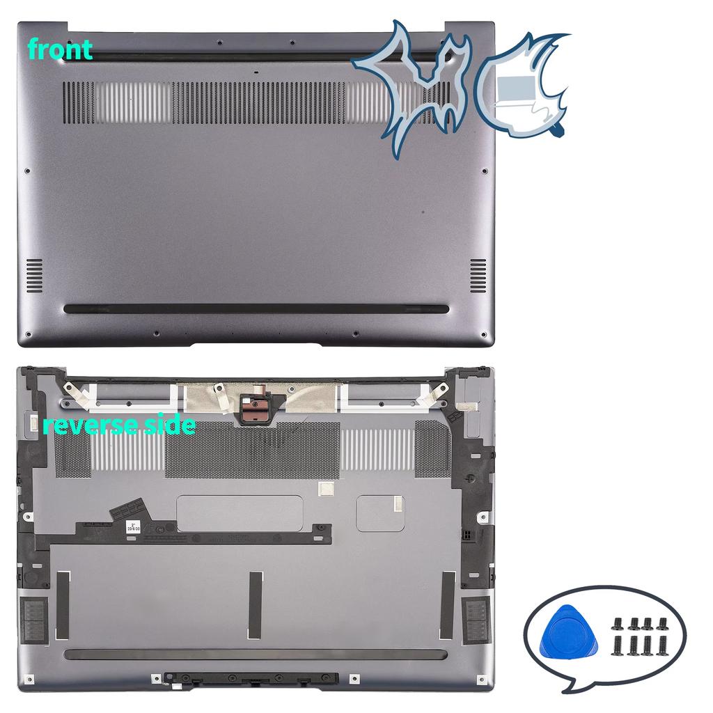 Parts For MateBook 14 KLVL KLVL-WFE9 KLVL-WFH9 2020 14inch LCD Back Cover Palmrest Bottom Case Repair Gray