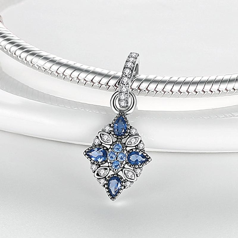 Lucky Blue Devil Eyes Pendant Fit Original Pandora Bracelet Necklace Copper Palm Egypt Charms Bead Diy Jewelry