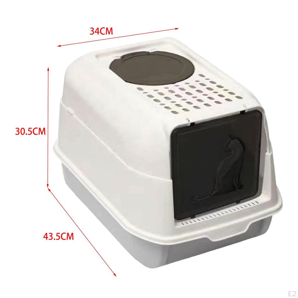 Cat Litter Tray for Kittens with Detachable Pan Indoor Use