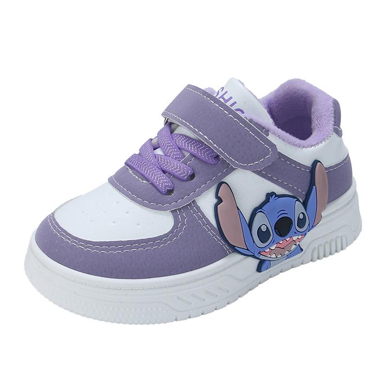 Niskie buty skate dla dzieci: Przytulna bawełna i polar, Kreskówkowy wzór dla maluchów i dzieci.