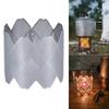 Folding Camping Stove Windshield Stainless Steel Outdoor Cooking Stove Wind Guards Backpacking Alcohol Stove Windscreen