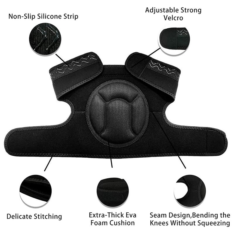 AEE4-Women Men Knee Pad Suitable For House Working High Elastic Fabric Men Knee Pads Protect Knee