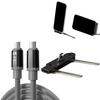 240W Type C To Type C Cable Phone Super Fast Charging Cable /Type-C Bracket Adapter For iPhone Xiaomi Samsung
