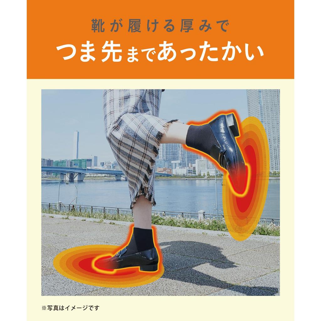 [Okamoto] CocoPita Warmth Feel Half-Length Thin Pile Moisture-Wicking Thermal Deodorant Socks for Women [All 4 Colors], Size 23-25, 1 Pair