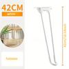 4 Pcs 42/32cm Metal Adjustable Folding Furniture Legs Suitable for Home DIY Projects Outdoor Camping Chairs Tables
