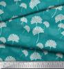 Soimoi Red Japan Crepe Satin Fabric Flower Artistic Printed Fabric 1 Yard 42 Inch